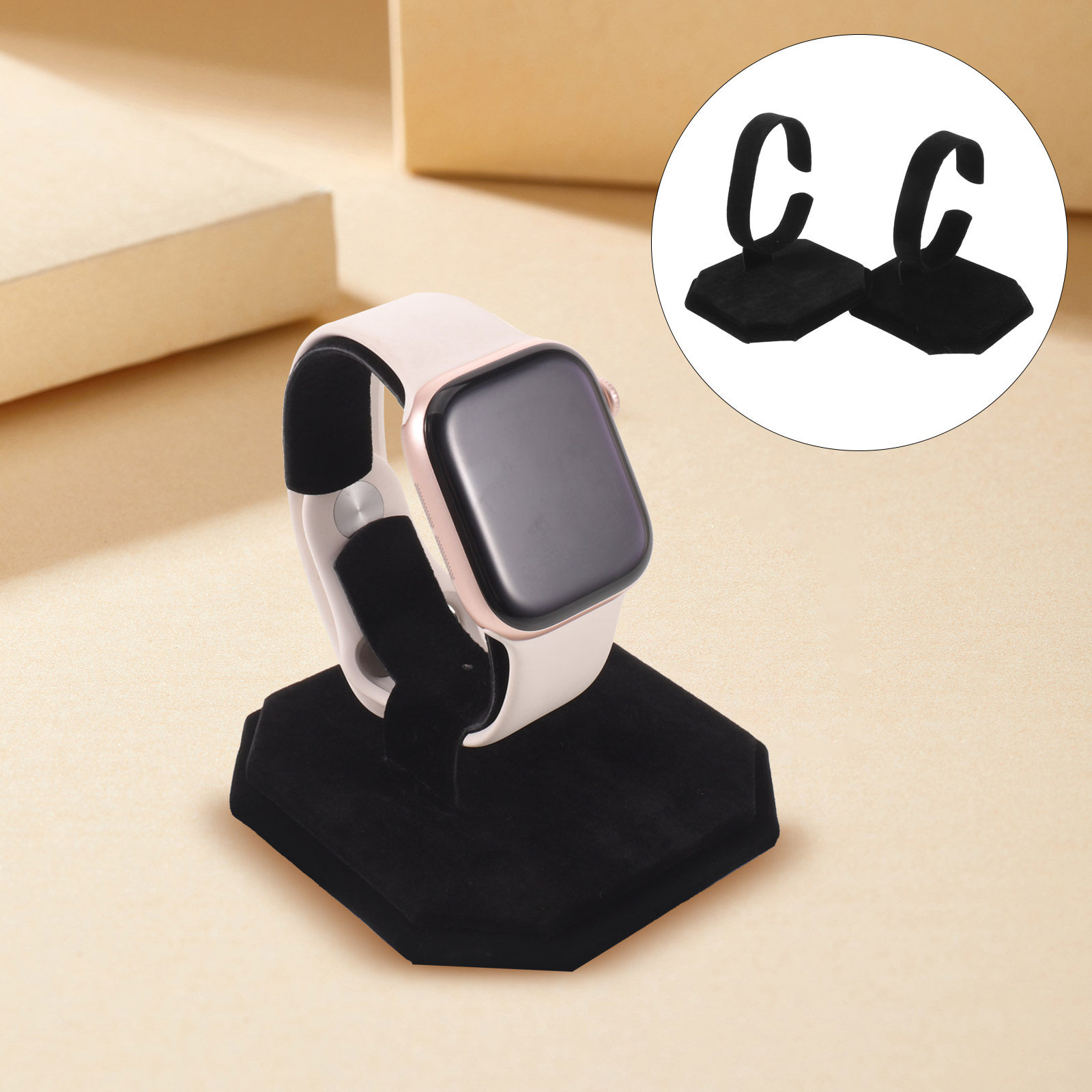 Jewelry Stand Watches - 2Pcs Elegant C-Shaped Watch Display Stand