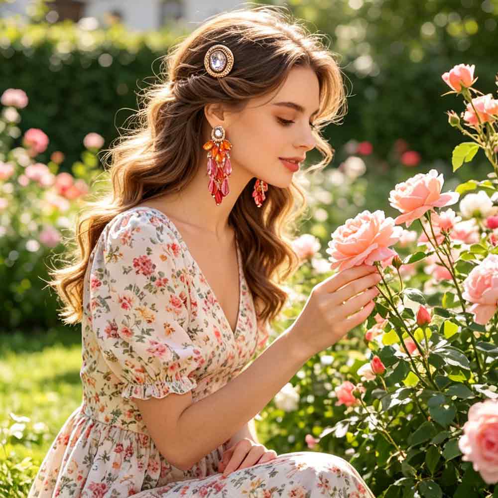 Jewelry & Watches Spółka Z Ograniczoną Odpowiedzialnością - 2026 Alloy Resin Tassel Dangle Earrings