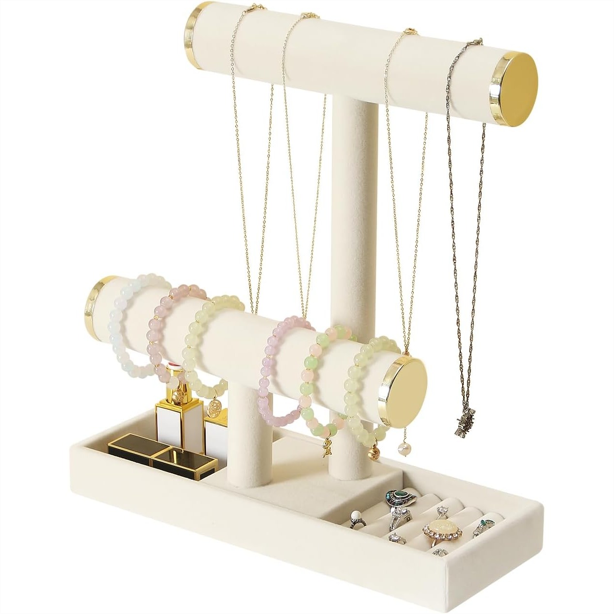 Jewelry Stand Watches - Jewelry Holder Stand, 2 Tier Necklace