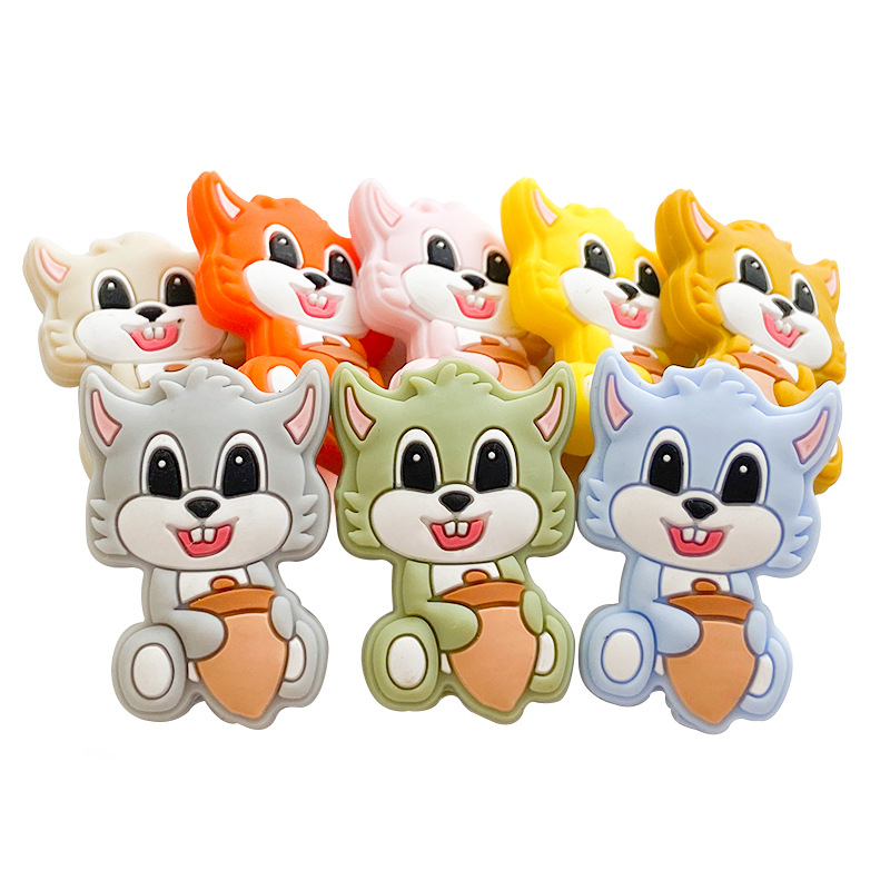 Pacific Jewelry & Watches Los Angeles - 10pcs New Silicone Beads Cartoon Food