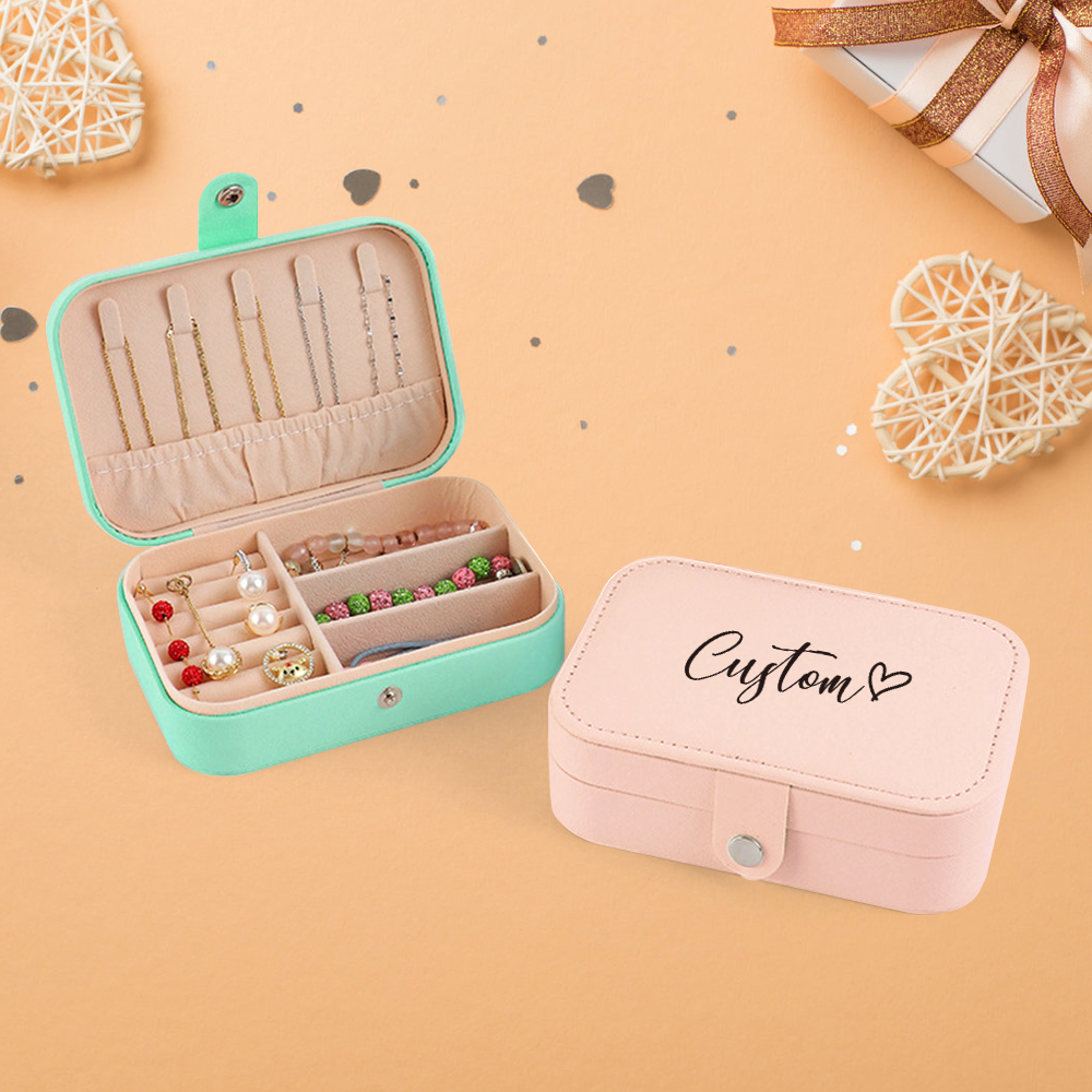 Jewelry & Watches Spółka Z Ograniczoną Odpowiedzialnością - Personalized Customized Portable Button Jewelry Box