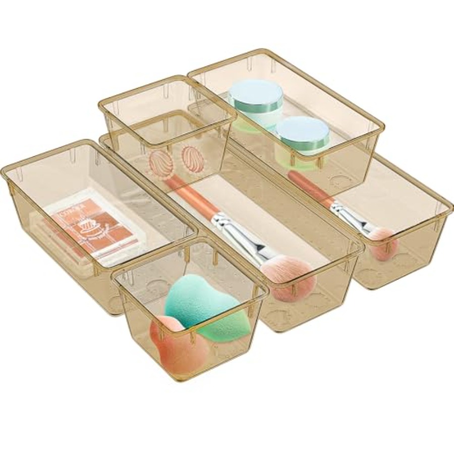 Jewelry & Watches Spółka Z Ograniczoną Odpowiedzialnością - 6 Pack Drawer Organizer Set, Acrylic