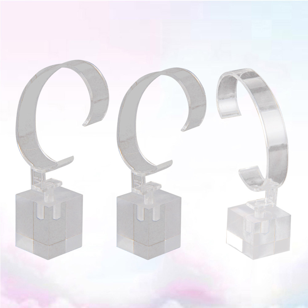 3Pcs C-Shaped Acrylic Watch Di - Jewelry Stand Watches 리뷰 및 가격