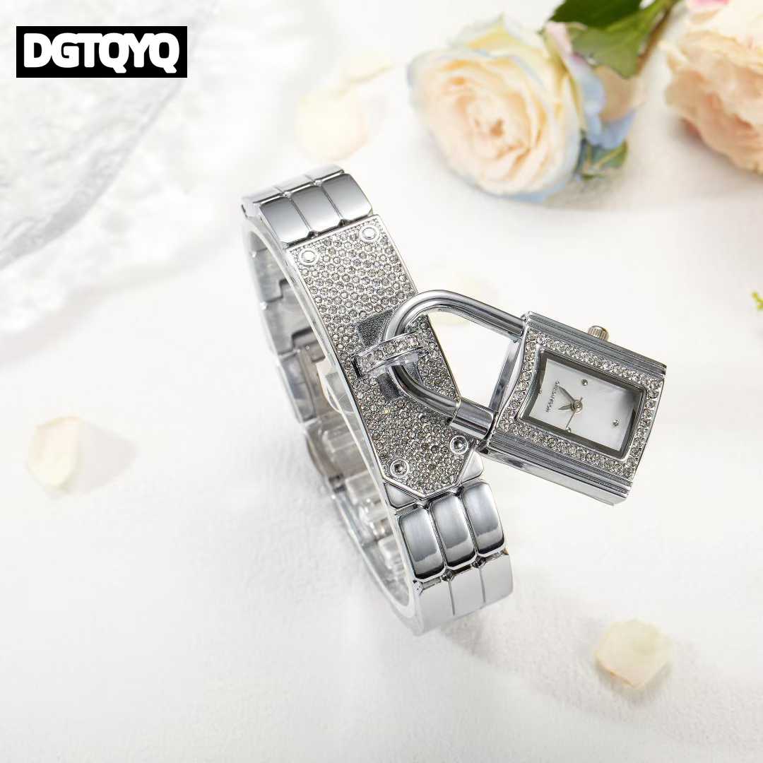 Ladies Sliver Detachable Lock  - Jewelry Diamond Watches 리뷰 및 가격