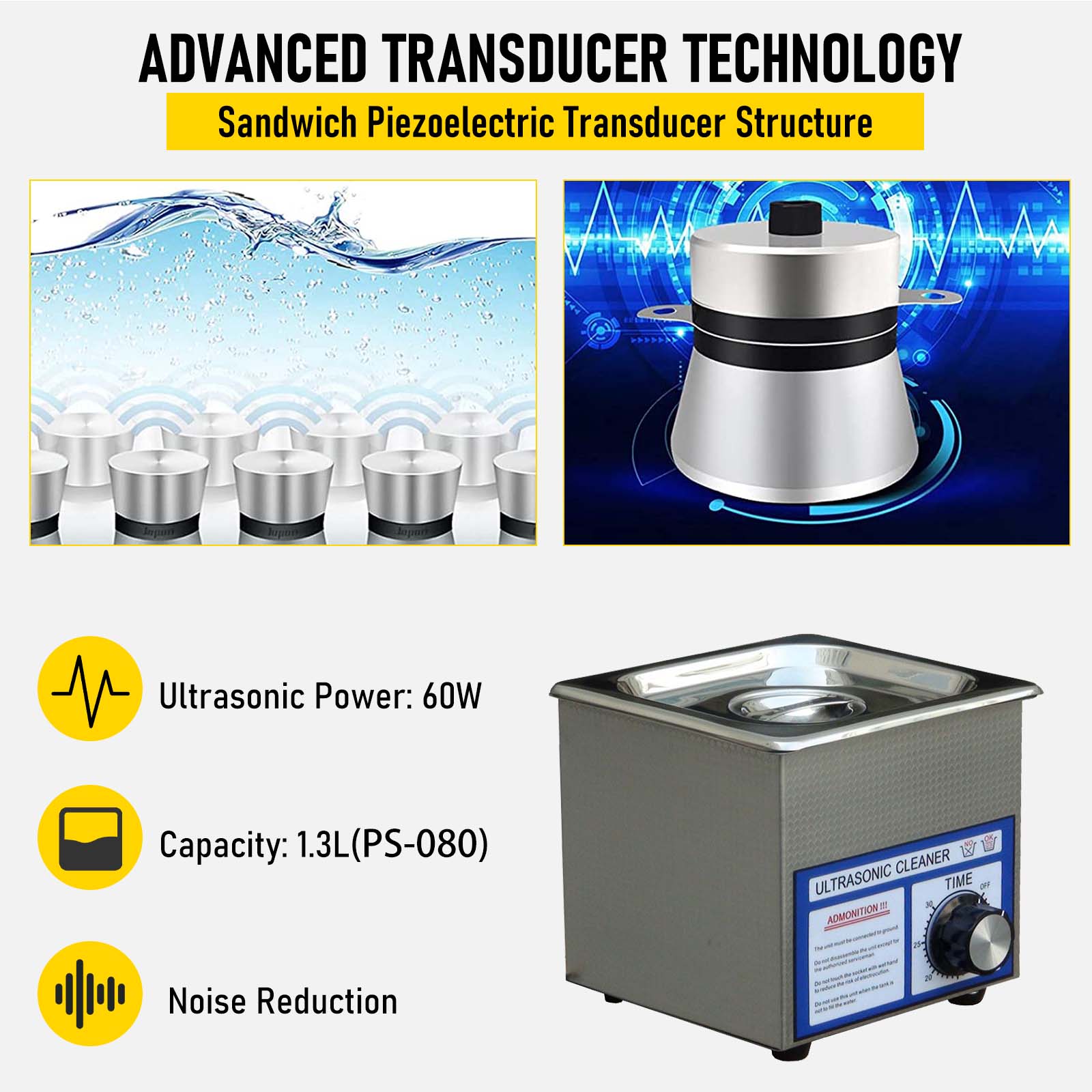 1.3L-3L Ultrasonic Cleaner PS- - Jewelry Eyewear Watches & Accessories 리뷰 및 가격