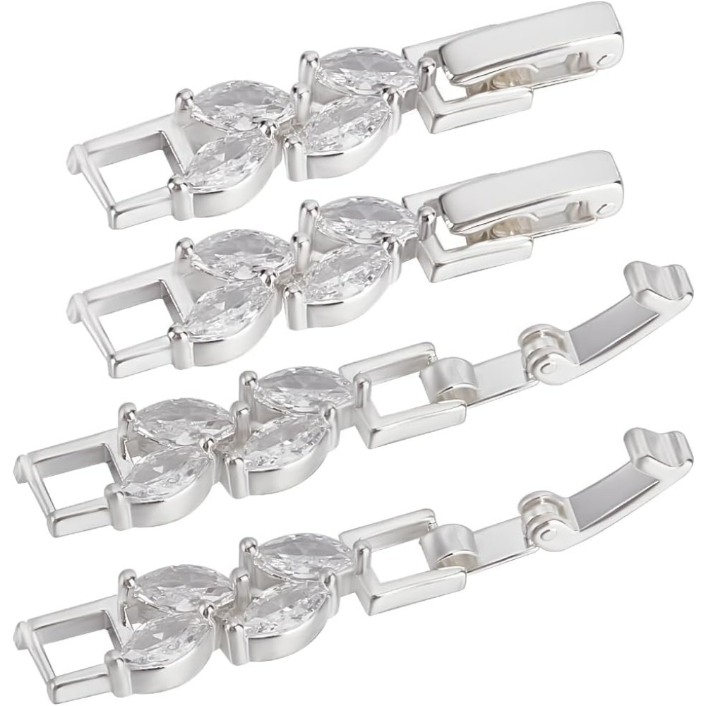 1 Box 6Pcs Bracelet Extender C - Jewelry Watches Silver 리뷰 및 가격