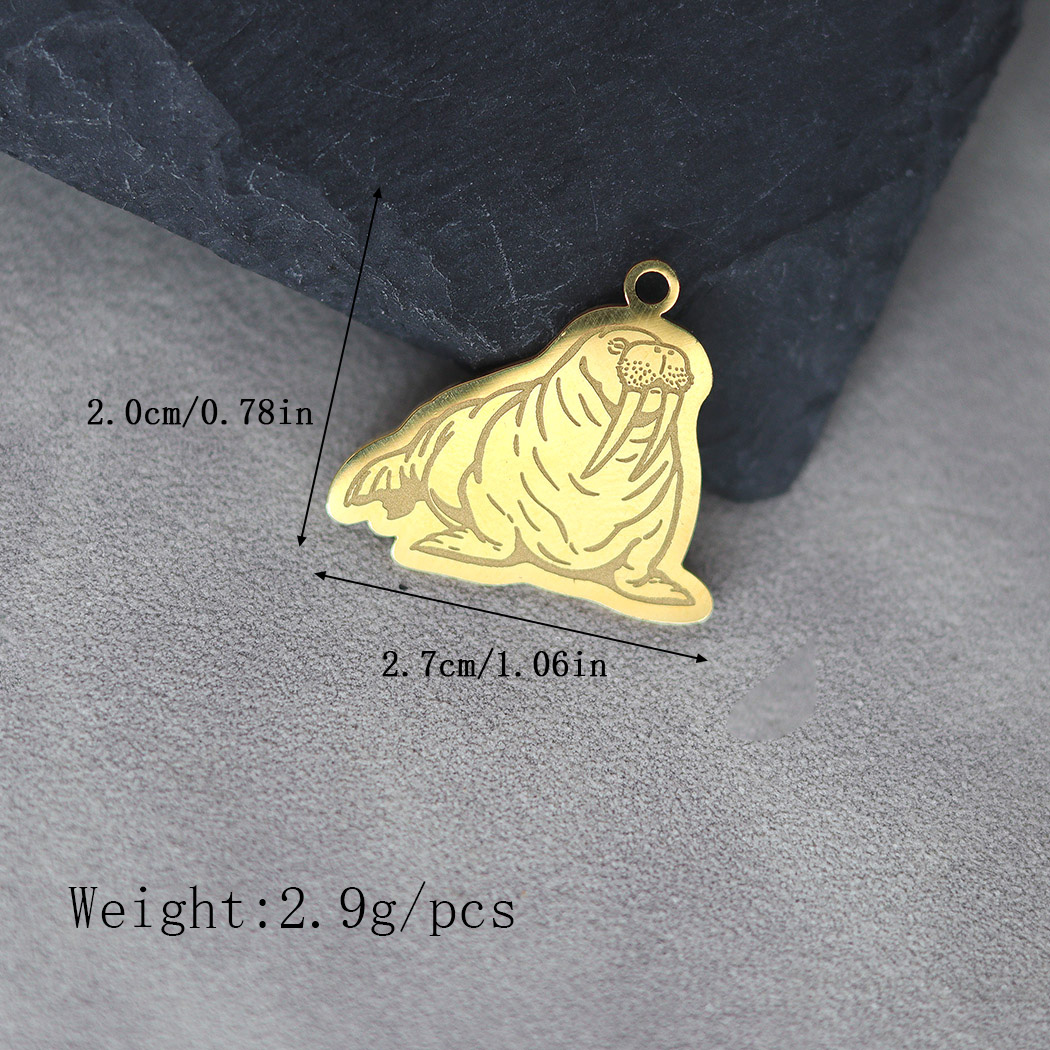 2pcs Cute Chubby Pacific Walru - Pacific Jewelry & Watches Los Angeles 리뷰 및 가격