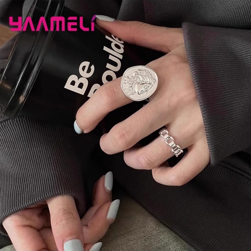 925 Silver  Watch Chain Rings  - Jewelry Watches Silver 리뷰 및 가격