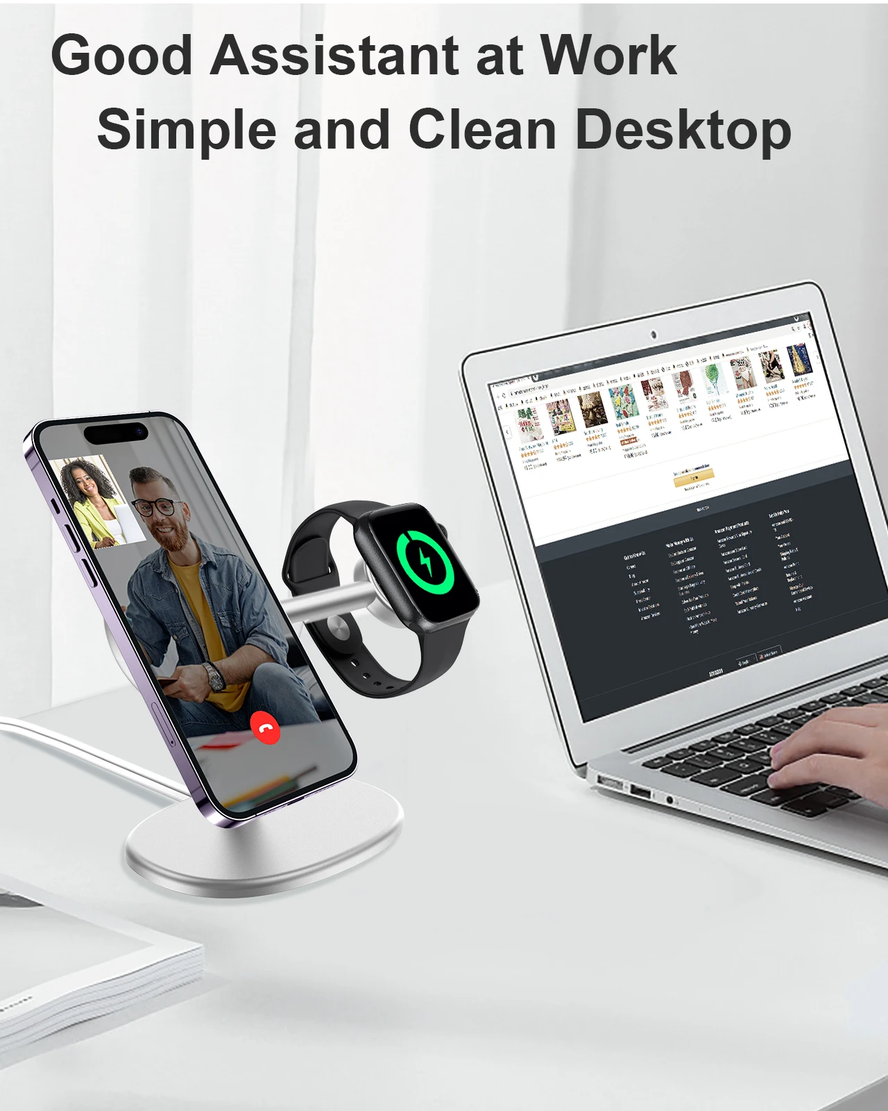 EWA 2-in-1 Desktop Phone Stand - Watches & Jewelry Lvmh 리뷰 및 가격