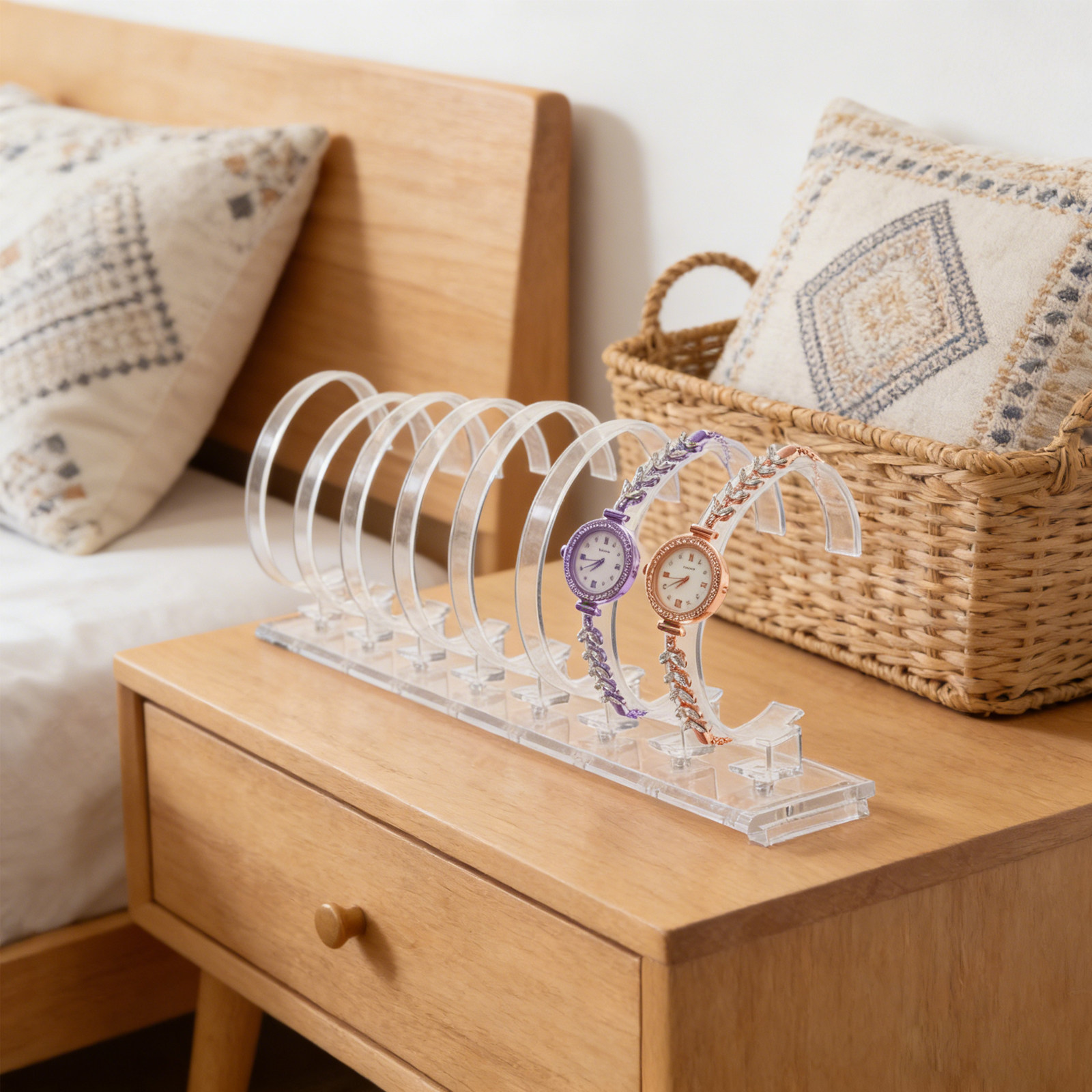 8-Position Transparent Acrylic - Jewelry Stand Watches 리뷰 및 가격