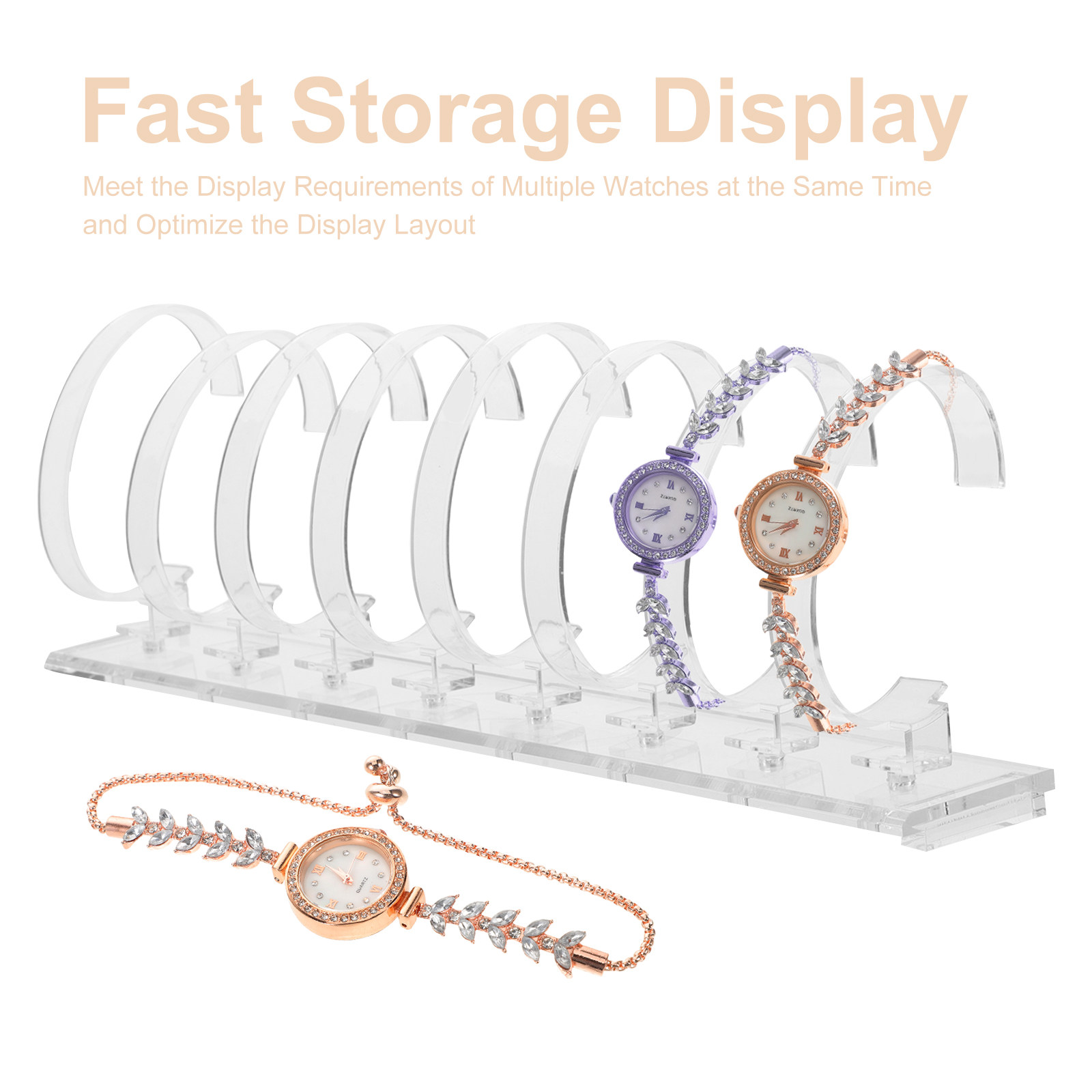 8-Position Transparent Acrylic - Jewelry Stand Watches 리뷰 및 가격