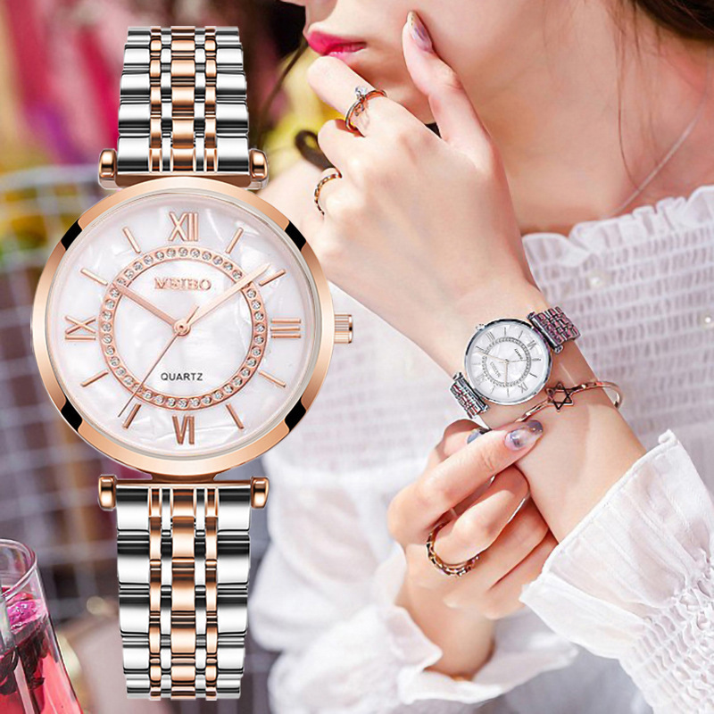 Luxury Crystal Women Bracelet  - Jewelry Diamond Watches 리뷰 및 가격