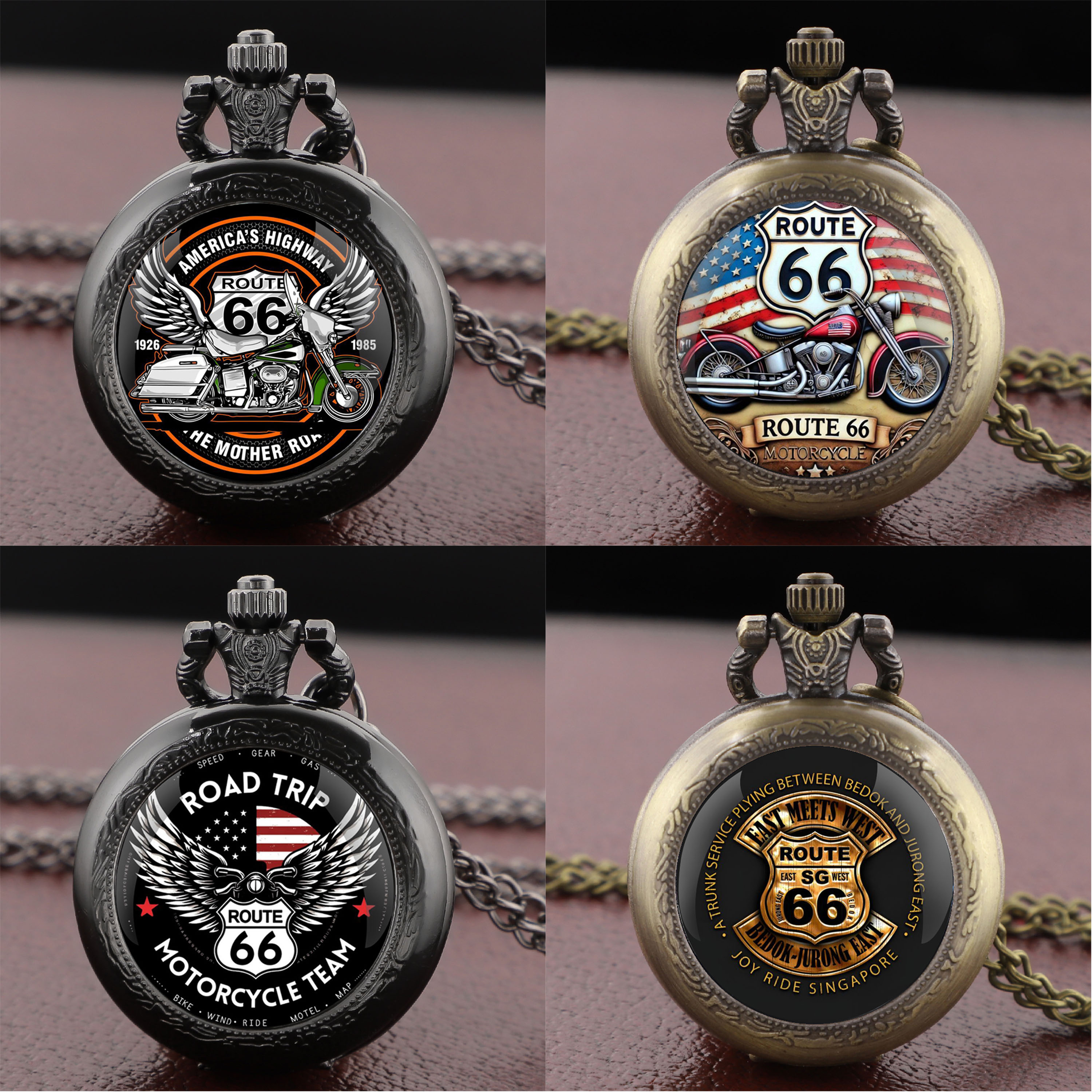 Classic Retro Route 66 Glass D - Vintage Jewelry Watches Women 리뷰 및 가격