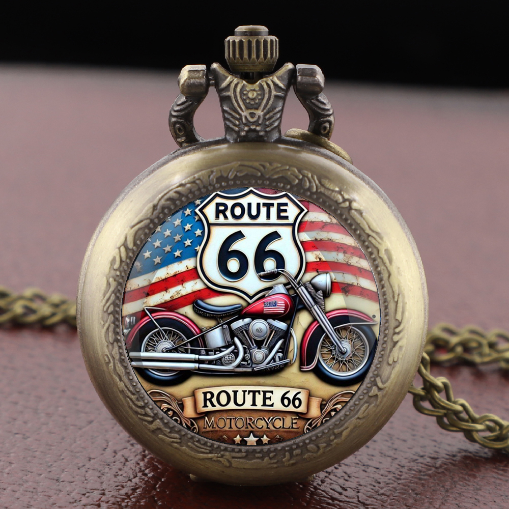 Classic Retro Route 66 Glass D - Vintage Jewelry Watches Women 리뷰 및 가격