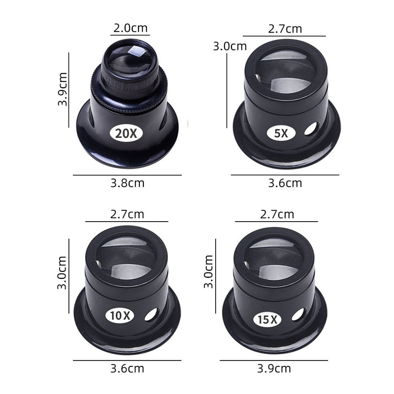 4pcs/set Monocular Magnifying  - Jewelry Eyewear Watches & Accessories 리뷰 및 가격