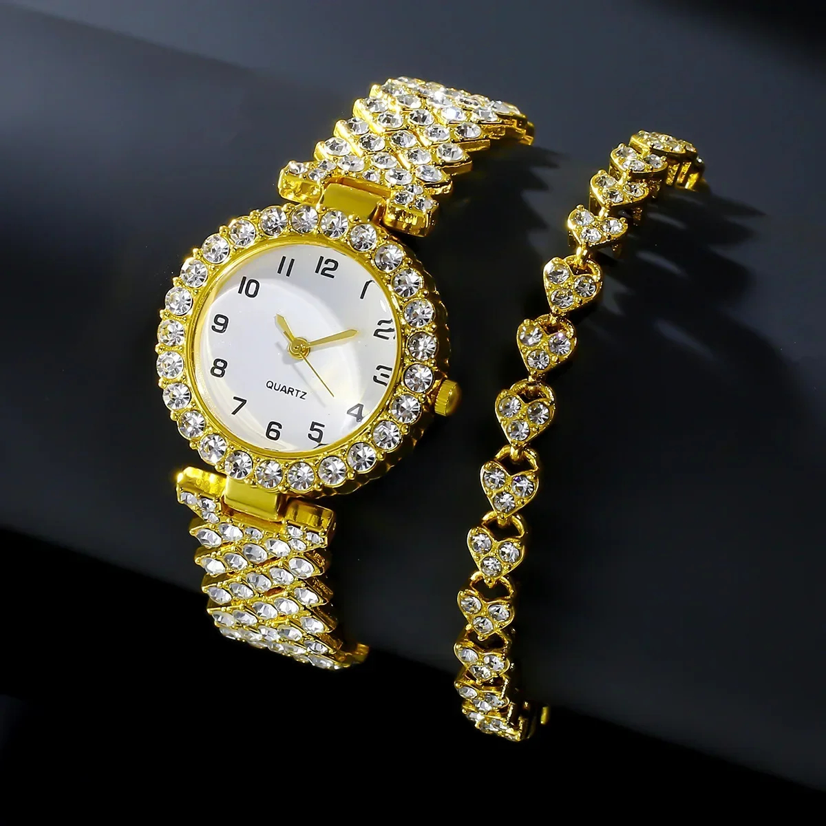 2024 2pcs Luxury Fashion Women - Jewelry Watches Silver 리뷰 및 가격