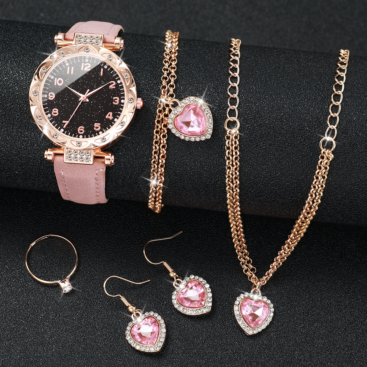 6 Pcs/set Fashion Starry Sky W - Jewelry Diamond Watches 리뷰 및 가격