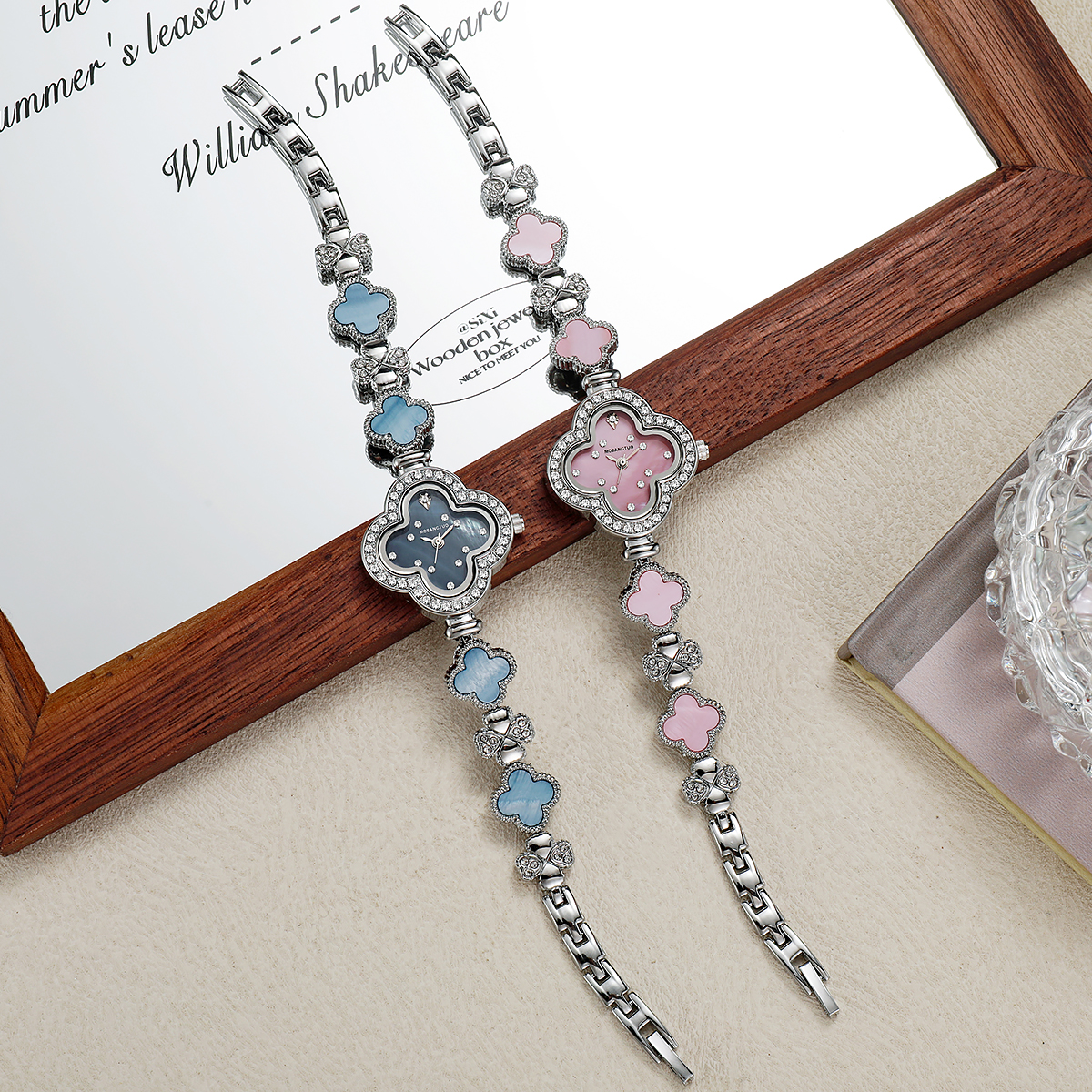Luxury Four leaf Clover Women' - Jewelry Diamond Watches 리뷰 및 가격