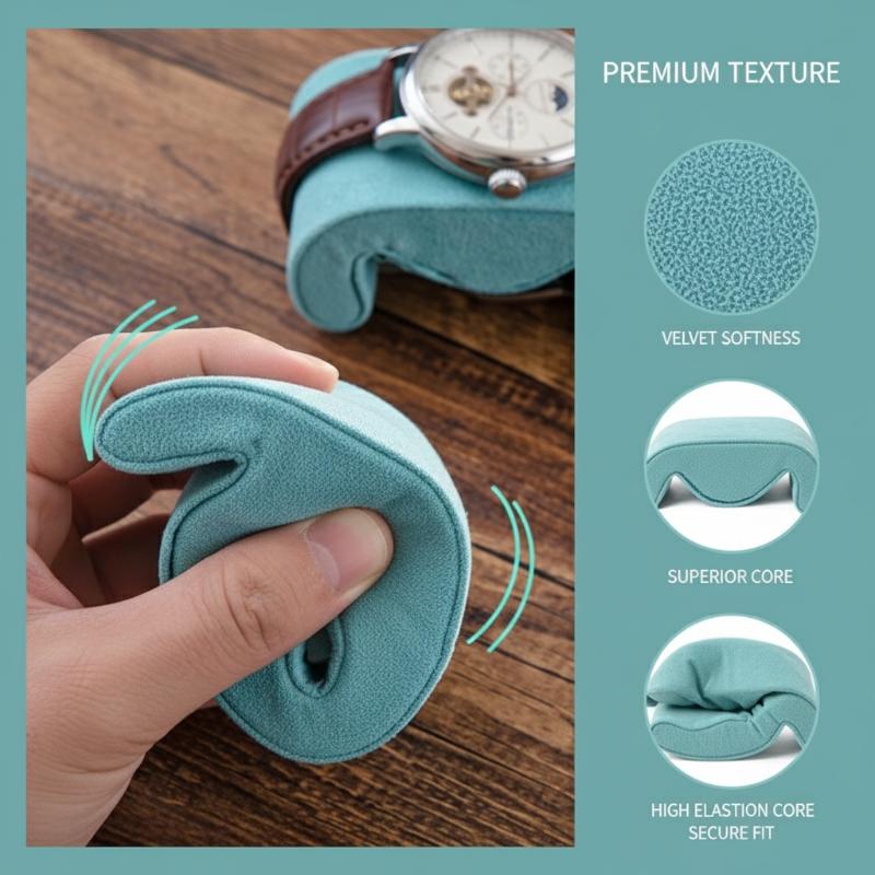 Elegant Soft Flannelette Watch - Jewelry Stand Watches 리뷰 및 가격