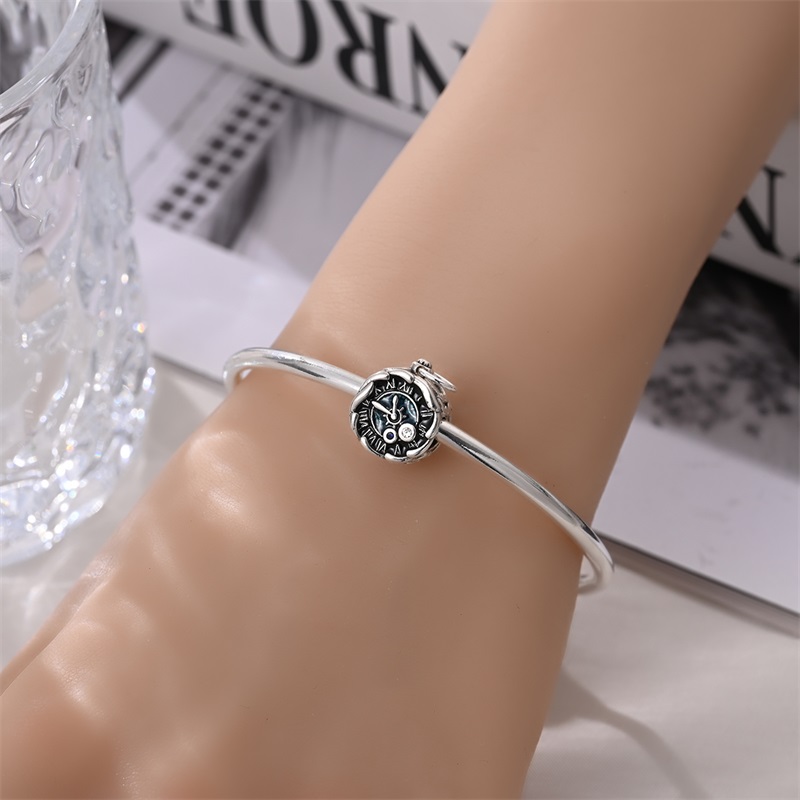 925 Sterling Silver Charms Bea - Jewelry Watches Silver 리뷰 및 가격