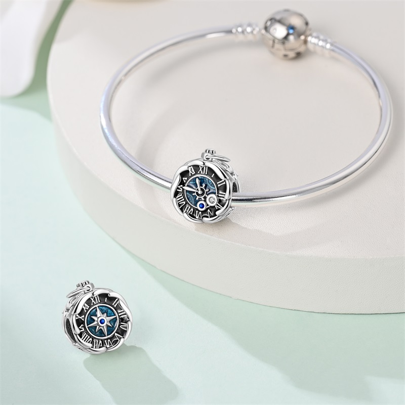 925 Sterling Silver Charms Bea - Jewelry Watches Silver 리뷰 및 가격