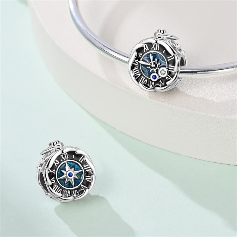 925 Sterling Silver Charms Bea - Jewelry Watches Silver 리뷰 및 가격