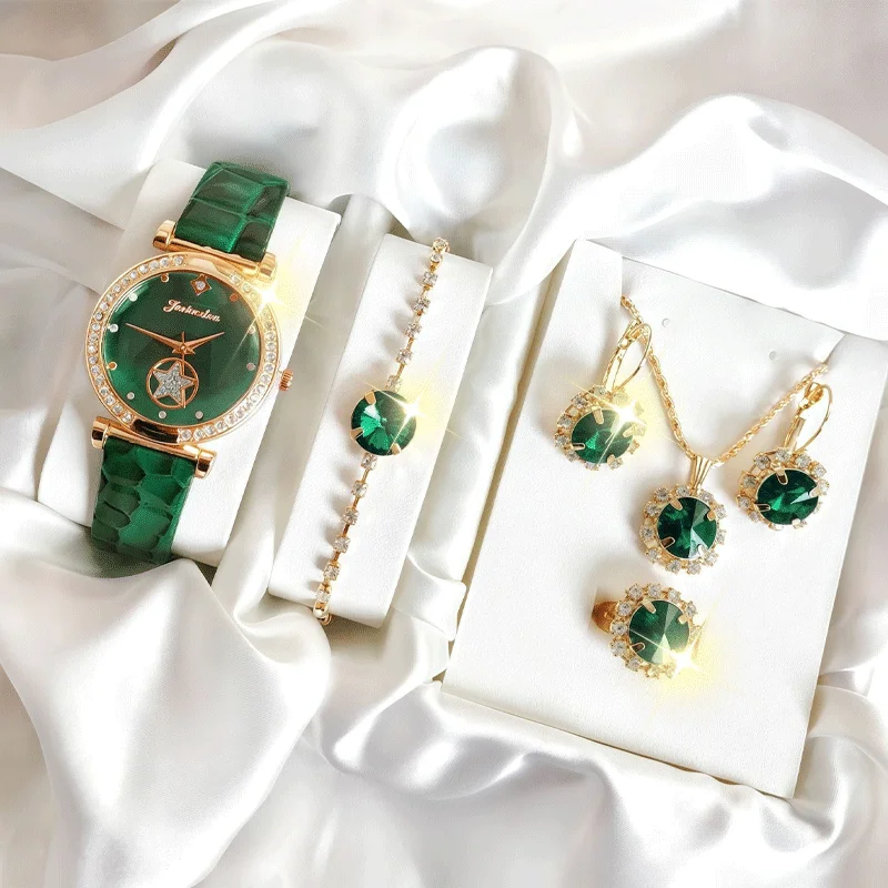 6-piece women's round quartz w - Jewelry Diamond Watches 리뷰 및 가격