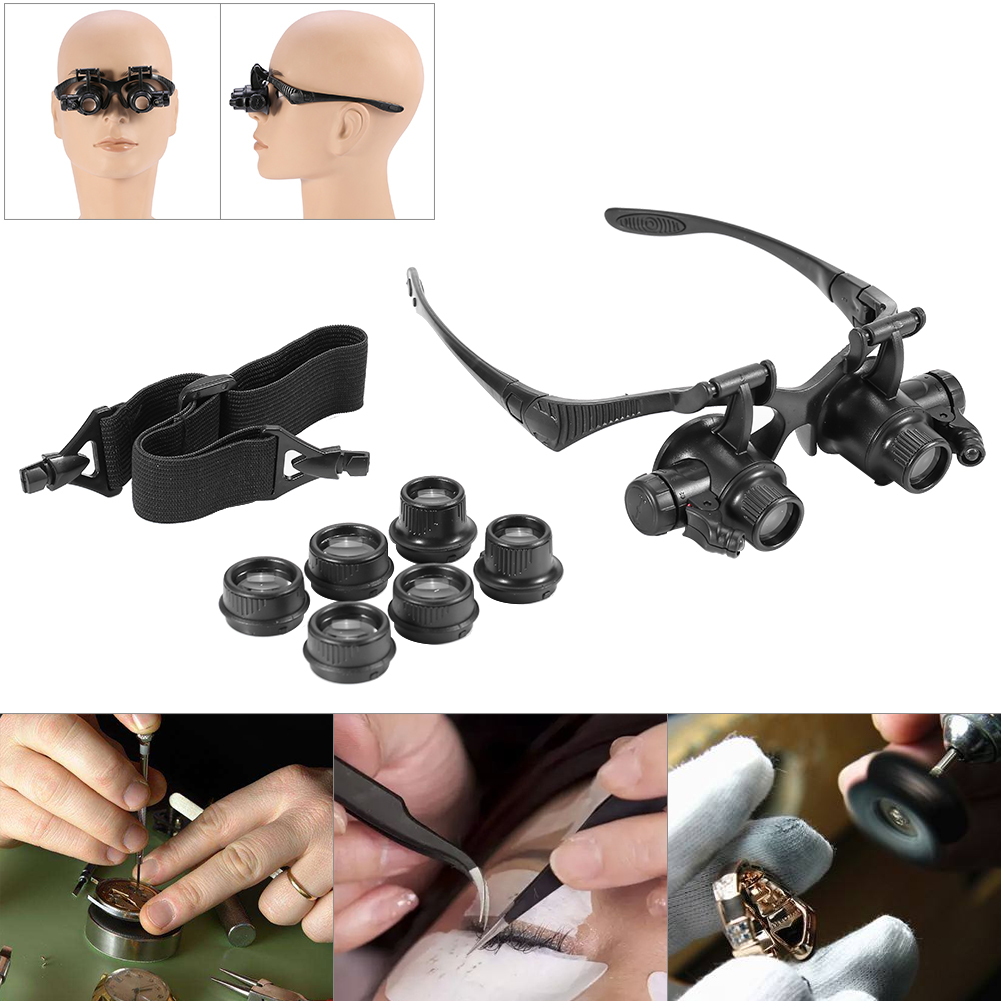 Head Loupe New Head Wearing Ma - Jewelry Eyewear Watches & Accessories 리뷰 및 가격