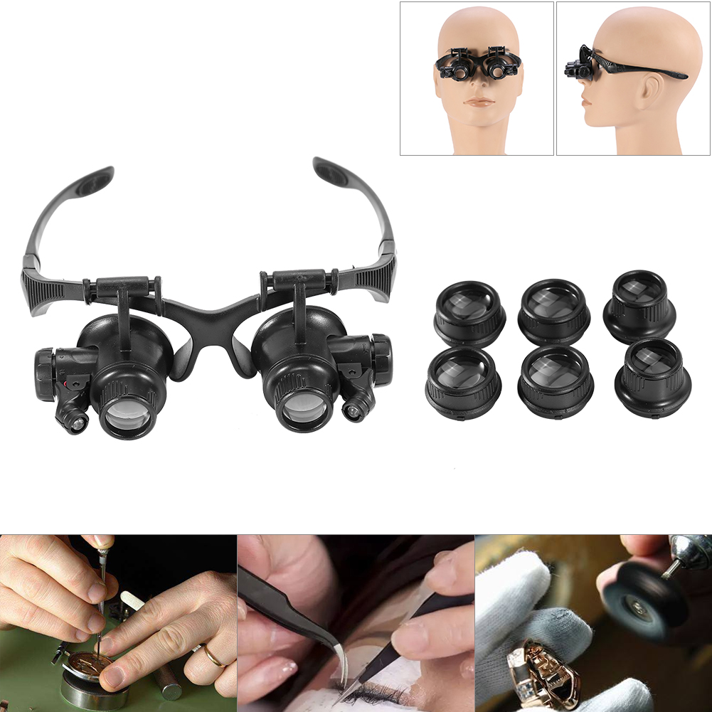 Head Loupe New Head Wearing Ma - Jewelry Eyewear Watches & Accessories 리뷰 및 가격
