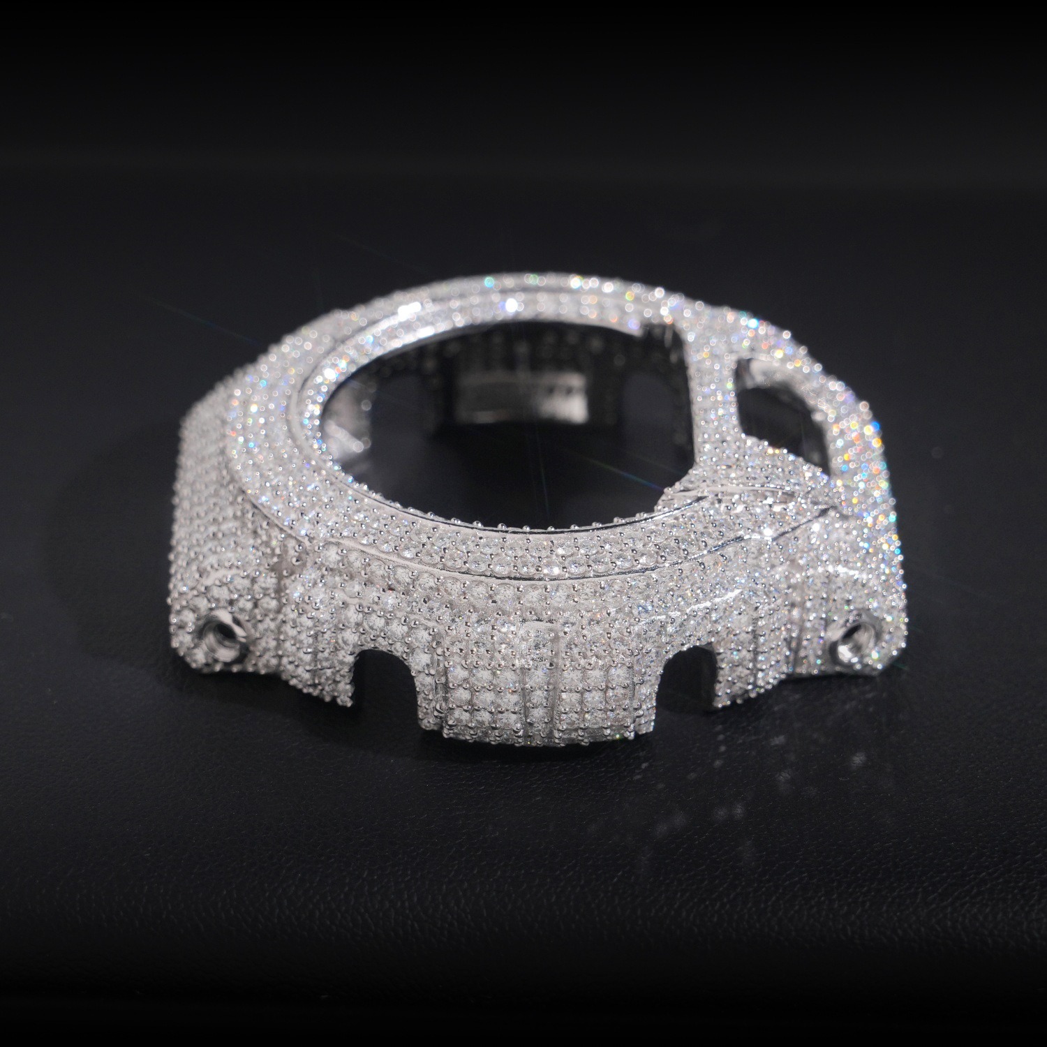 Bling Hip Hop Watch Case: Iced - Jewelry Watches Silver 리뷰 및 가격