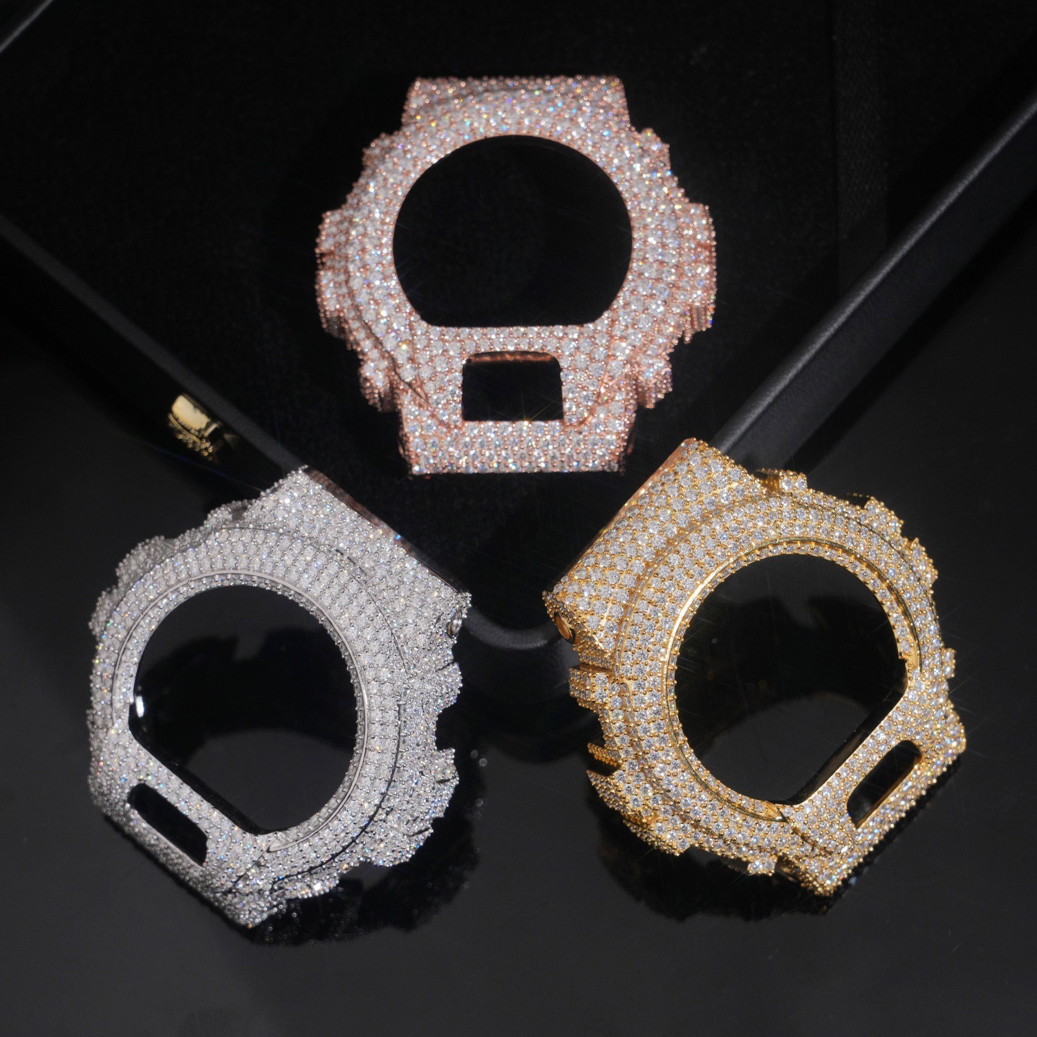 Bling Hip Hop Watch Case: Iced - Jewelry Watches Silver 리뷰 및 가격