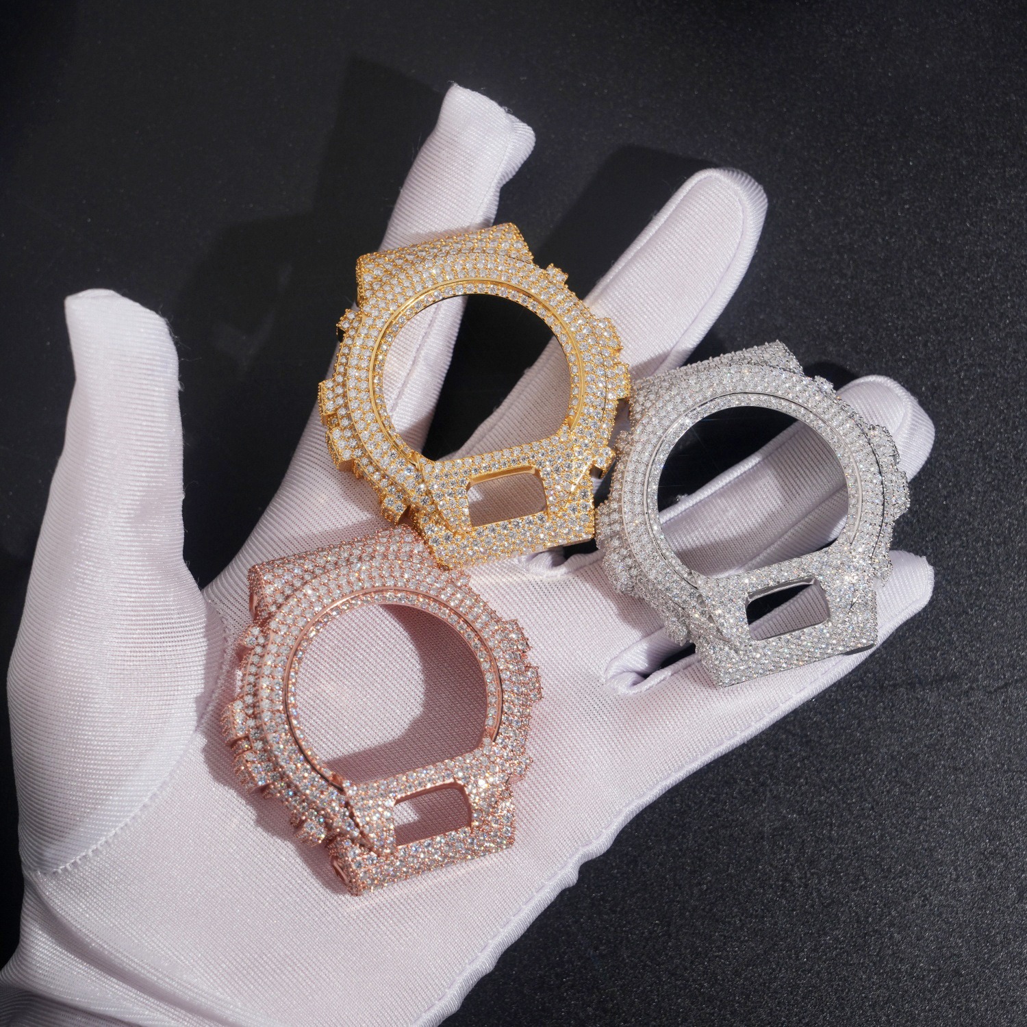 Bling Hip Hop Watch Case: Iced - Jewelry Watches Silver 리뷰 및 가격