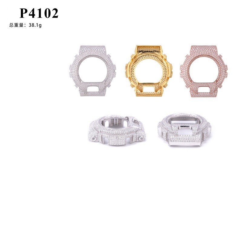 Bling Hip Hop Watch Case: Iced - Jewelry Watches Silver 리뷰 및 가격