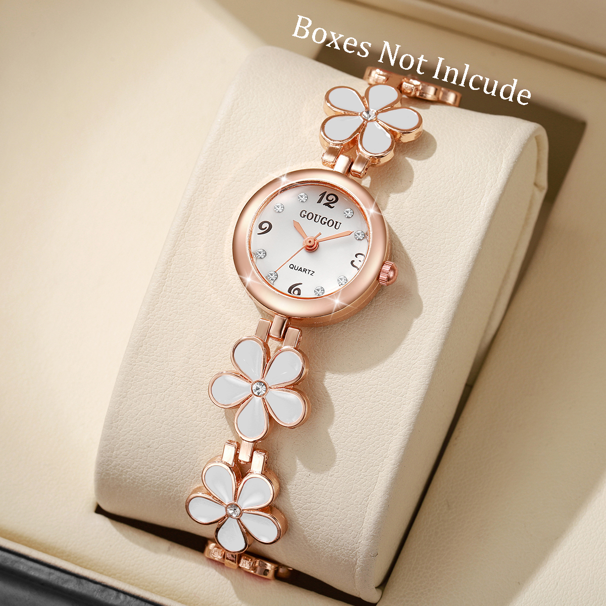 Fashion Flower Bracelet Strap  - Jewelry Diamond Watches 리뷰 및 가격