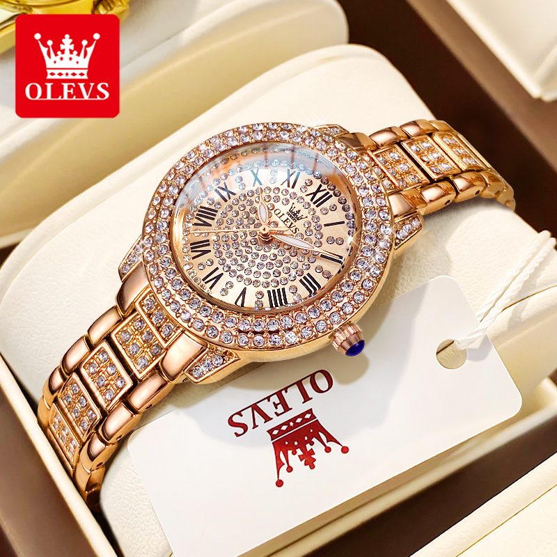 OLEVS 9943 Luxury All Diamond  - Jewelry Diamond Watches 리뷰 및 가격