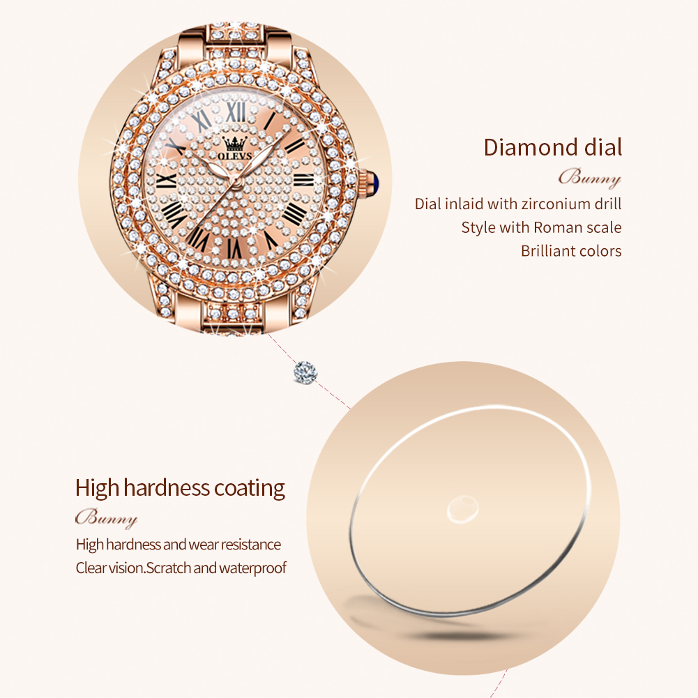 OLEVS 9943 Luxury All Diamond  - Jewelry Diamond Watches 리뷰 및 가격